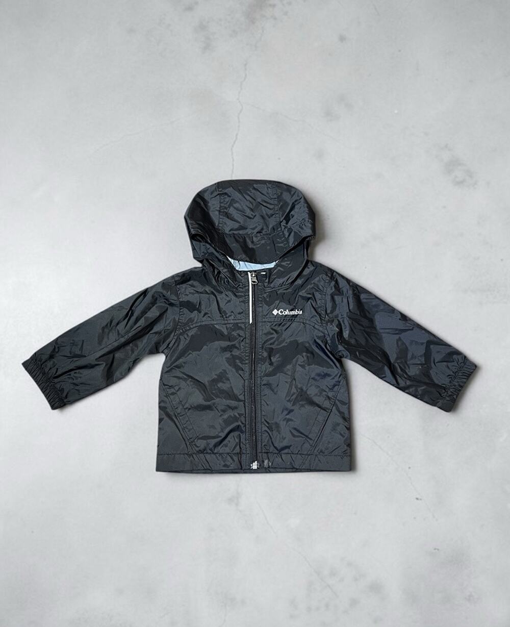 Columbia Toddler Glennaker Rain Jacket Black Size 2T Full Zip Hooded